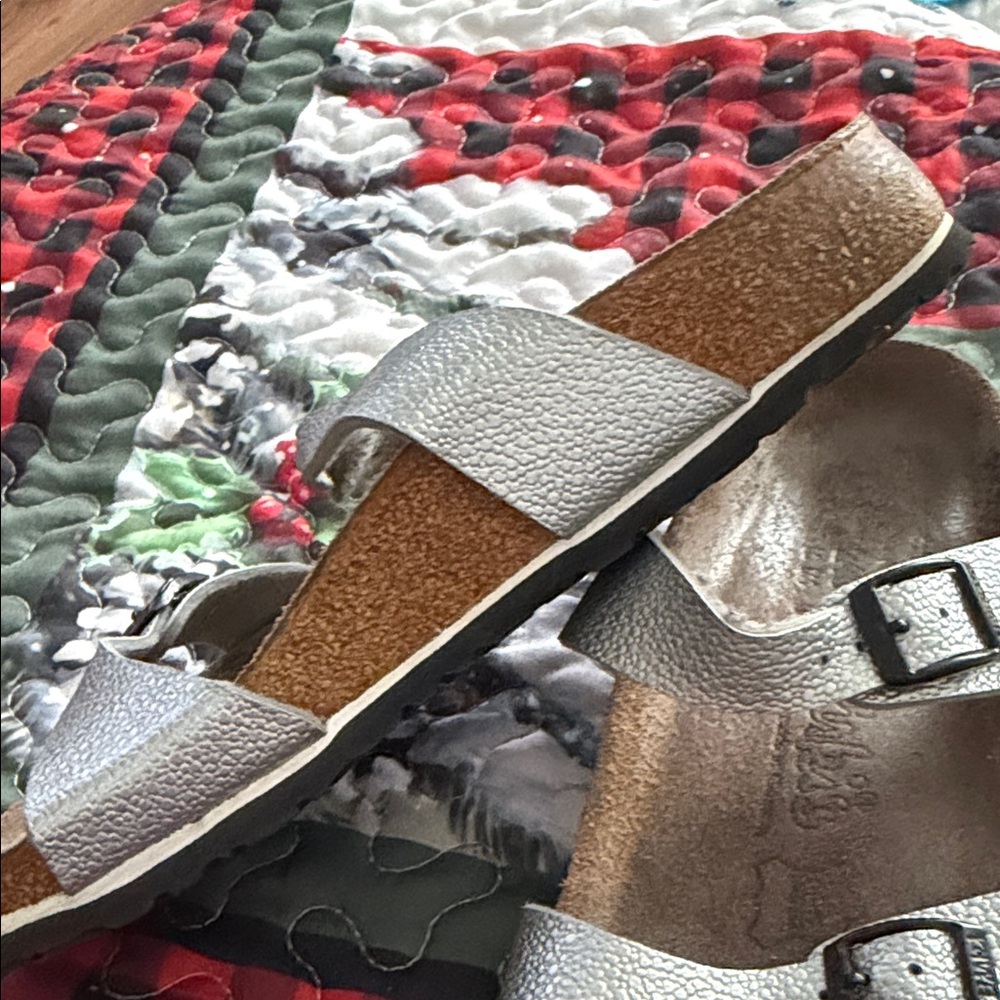 Birkenstock Silver Sandals - Picture 3 of 6
